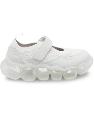 grounds Jewelry Touch-Strap Sneakers - White