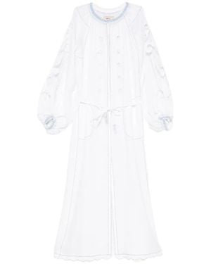 Vita Kin Babylon Embroidered Cut-Out Dress - White