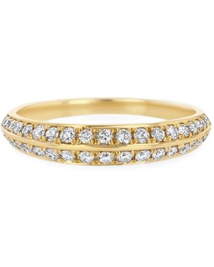 Lizzie Mandler Crescent Diamond Ring - Metallic