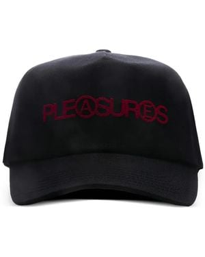 Pleasures Embroidered Snapback Cap - Black