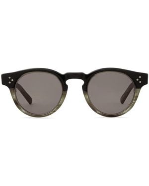 Mr. Leight Lunettes De Soleil À Monture Ronde - Noir