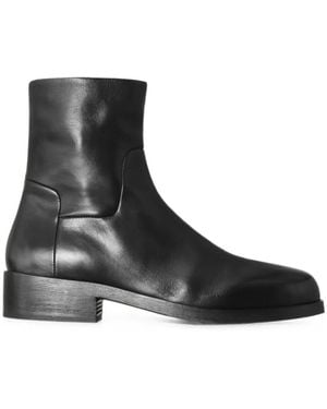 Marsèll Leather Ankle Boots - Black