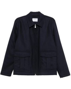 Gran Sasso Zip-Up Flap-Pocket Jacket - Blue