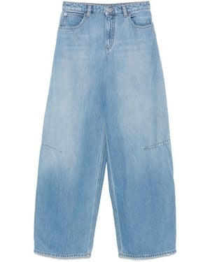 Emporio Armani ロゴパッチ ジーンズ - ブルー