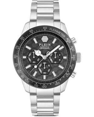 Philipp Plein Pleinmeter 44Mm Watch - Grey