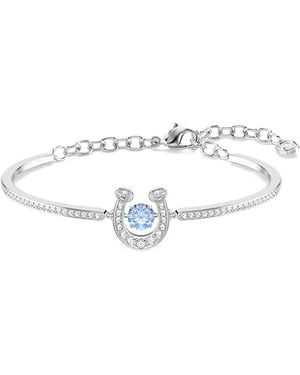 Swarovski Pulsera Con Aplique De Herradura - Blanco