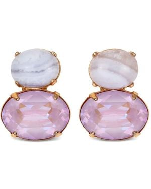 Jennifer Behr Yvette Earrings - Pink
