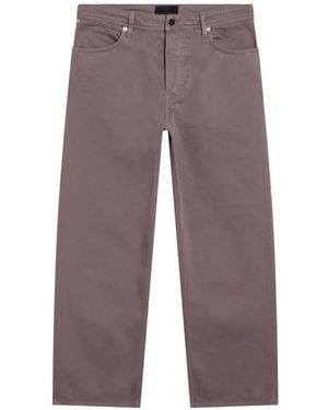 Stone Island Light Bull Logo-Patch Jeans - Purple