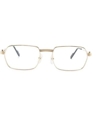Cartier Rectangle-Frame Glasses - Natural