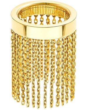 Guzema Hidden Beauty Chainfall-Ring - Mettallic