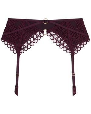 Aubade Eloge Du Désir Strumpfhalter - Lila