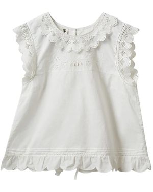 THE GARMENT Broderie-Anglaise Blouse - White