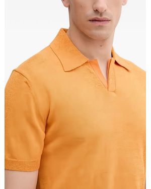 Benetton Short Sleeve Polo Shirt - Orange