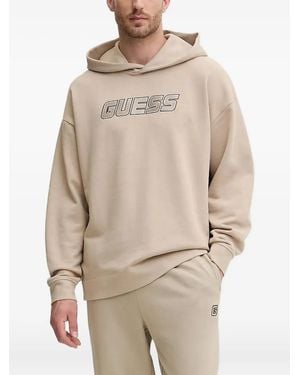 Guess 1981 Logo Hoodie - Natural