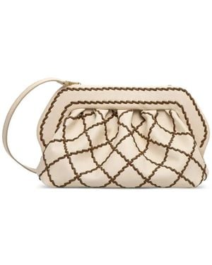 THEMOIRÈ Bios Lace Clutch Bag - Metallic