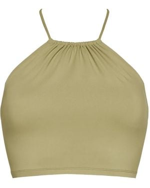 Eres Apollonia Halterneck Bikini Top - Green