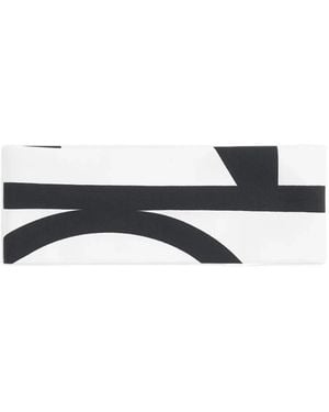 TOTEME Monogram-Print Headband - White
