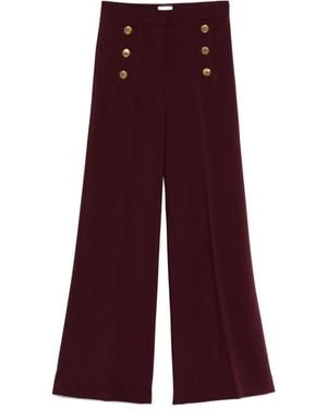 Seductive Pantalones anchos Bridget - Morado
