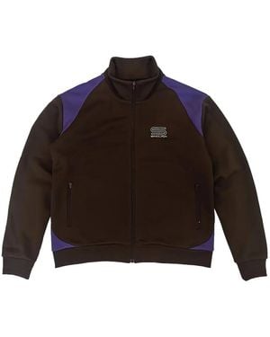 Sinclair Trainingsjacke mit Einsätzen - Braun