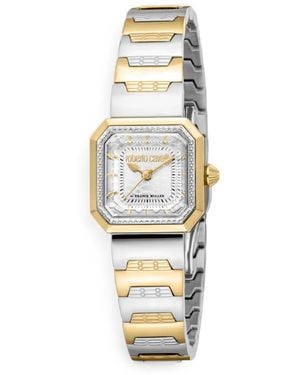 Roberto Cavalli Octagonal 22Mm Watch - White