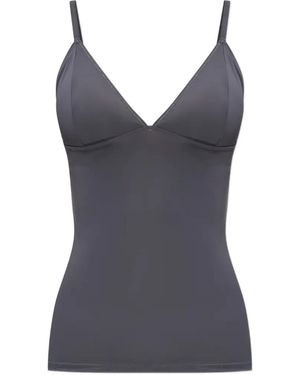 Gestuz Camigz V-Neck Top - Blue