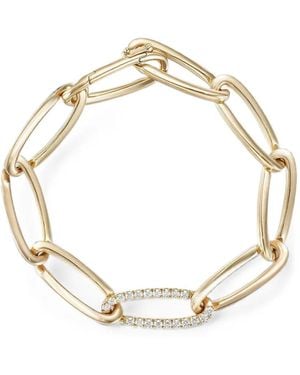 Melissa Kaye Medium Lulu Diamond Bracelet - Metallic