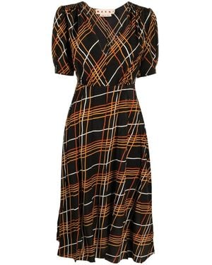 Marni Multi-Way Stripe Midi Dress - Black