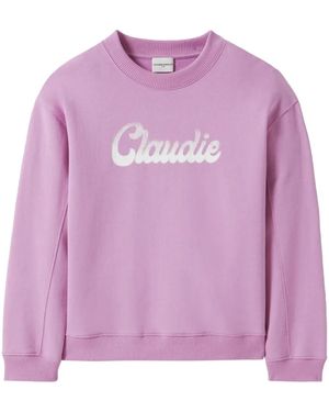 Claudie Pierlot Felpa Con Stampa - Rosa