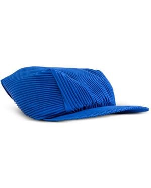 Pleats Please Issey Miyake Pleated Baseball Cap - Blue