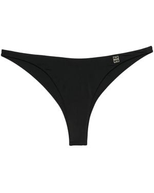 Givenchy Slip Bikini Con Placca 4G - Nero