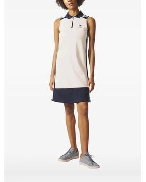 adidas Stadium Trefoil "Icey/Legend Ink" Dress - White