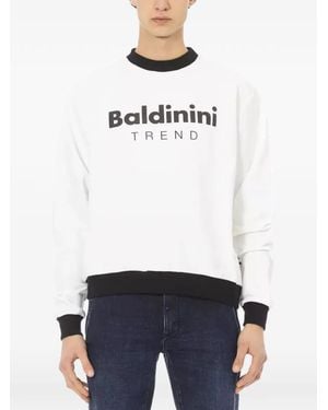 Baldinini Logo-Print Sweatshirt - White
