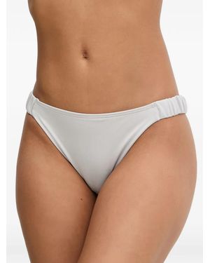 ARMANI EXCHANGE Bragas De Bikini Con Lateral Fruncido - Blanco
