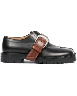 Maison Margiela Tabi County Leather Shoes - Brown