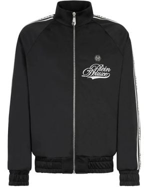 Philipp Plein Stripe deluxe signature jacket - Negro