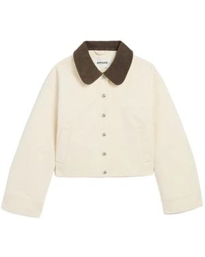 Apparis Ella Cropped Jacket - White