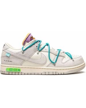 NIKE X OFF-WHITE X Off- Dunk Low "Lot 36" Trainers - Blue