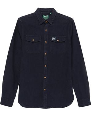 Superdry Corduroy Shirt - Blue