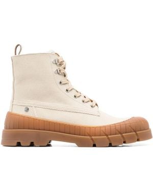 KENZO Stiefel Aus Canvas - Natur