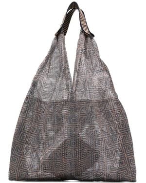 Epice Pattern Tote Bag - Grey