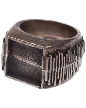 Tobias Wistisen Twin Plate Ring - Braun