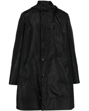 Marine Serre Windjack Met Capuchon - Zwart