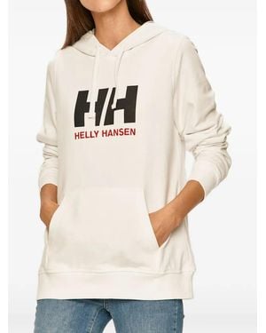 Helly Hansen Hh-Logo Long-Sleeve Hoodie - Natural