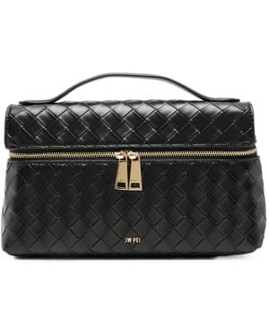 JW PEI Thea Woven Clutch Bag - Black