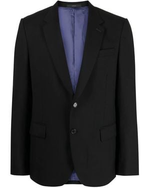 Paul Smith Single-Breasted Stretch-Wool Blazer - Black