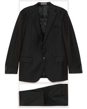 Corneliani Pak Met Enkele Rij Knopen - Zwart