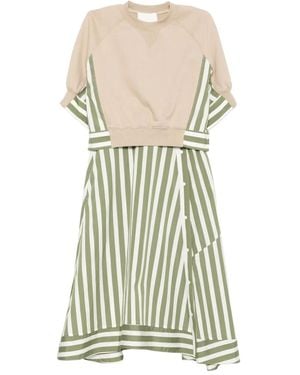 3.1 Phillip Lim Striped Combo Dress - White