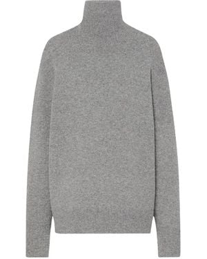 The Row Stepny Turtleneck Sweater - Gray