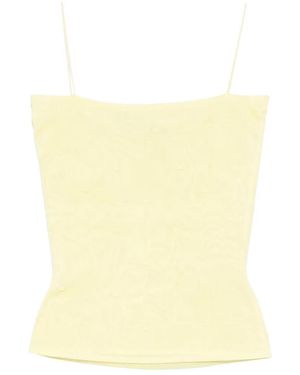 Jacquemus Plumetis Top - Yellow