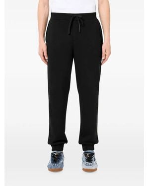 Iceberg Pantalon De Jogging À Logo Brodé - Black